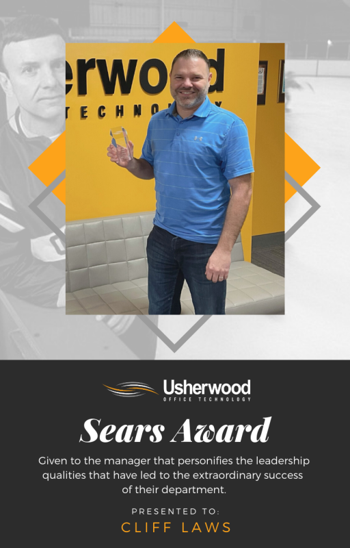 Cliff Laws Receives Sears Award