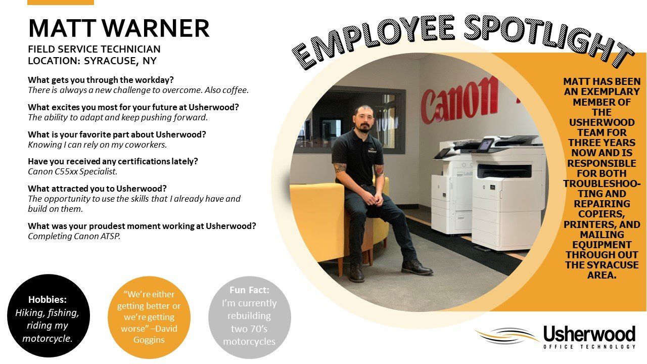 Employee Spotlight - Matt Warner