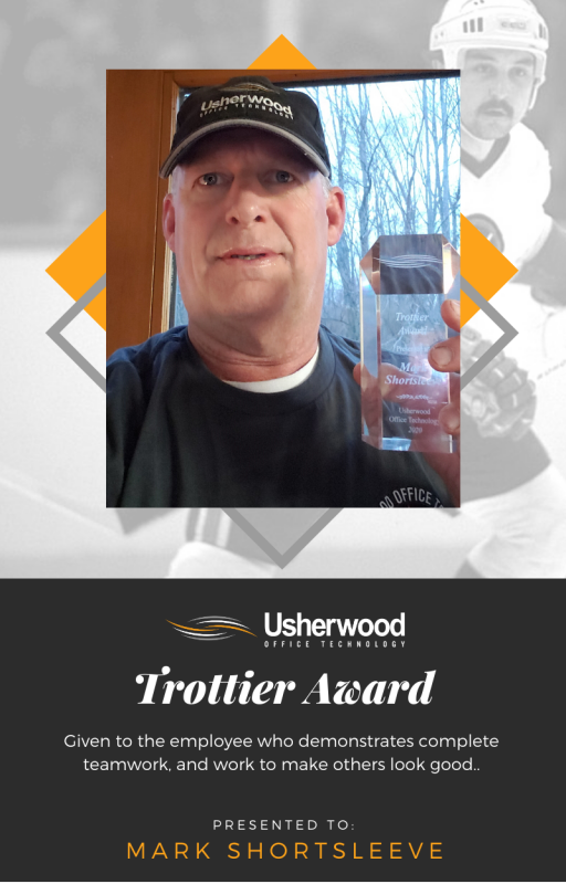 Mark Shortsleeve Receives Trottier Award